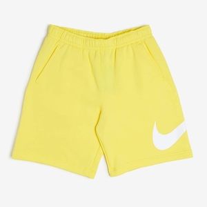 Yellow Nike shorts size M